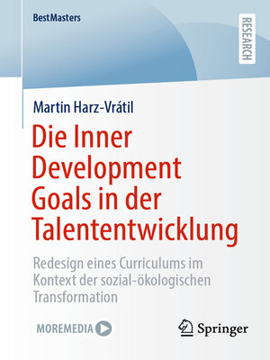 cover image of Die Inner Development Goals in der Talententwicklung